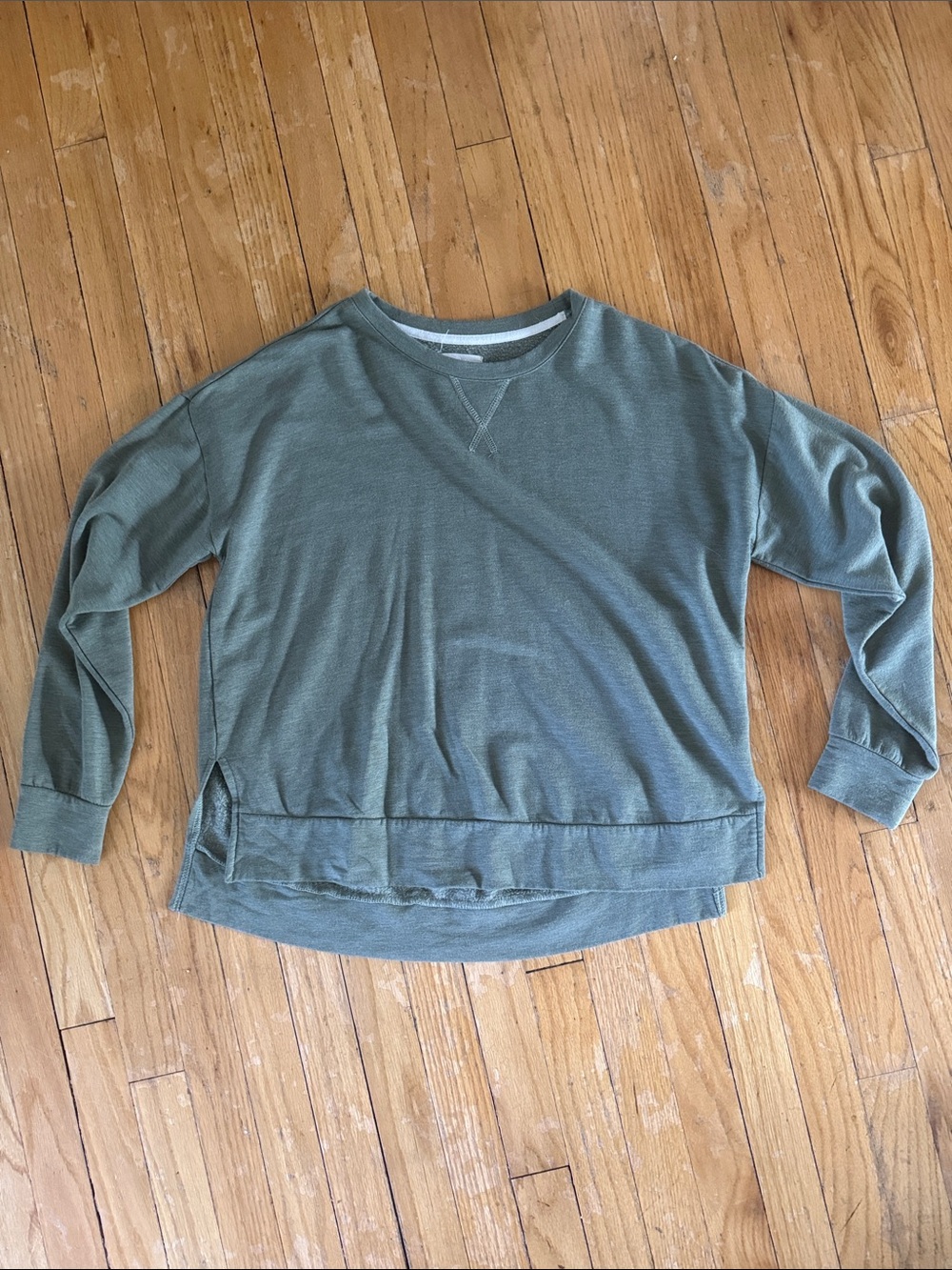 Thread & Supply Sage Olive Crewneck Pullover